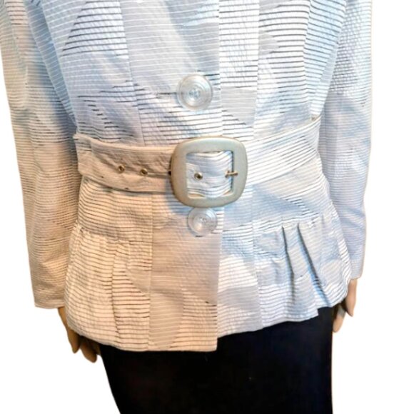 NWT D One for Melanie Lynn Taffeta Blazer Size 12 - Picture 7 of 9